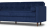 Velvet Sofa Bed 3 Seater Wooden Legs With Built in Storage Sofabed