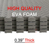 12Pcs Interlocking Thick Gym Flooring Ground Mats Multi-purpose Environmental