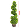 3/4ft Artificial Boxwood Tower Tree Topiary Spiral Twist Plants Outdoor Indoor
