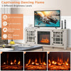 Fireplace TV Stand W/ Remote Control TV Console With 2000W Fireplace Insert