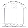 High and Wide Garden Gate Wrought Iron Metal Garden Side Gates Safety Door Yard