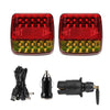 LED Magnetic Wireless Rear Tail Lights Battery Operated USB Tow Tail Trailer UK