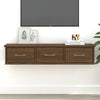 Wall-mounted Drawer Shelf Engineered Wood Wall Cabinet Multi Colours vidaXL