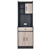 Kitchen Buffet Hutch Freestanding Kitchen Pantry Tall Cupboard Cabinet Server