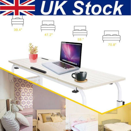Adjustable Computer Desk PC Laptop Table Cart Study Writing Home Office Trolley