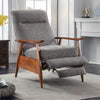 Recliner Armchair Fabric Chair Wing Back Sofa Lounge Chair Adjustable Footrest
