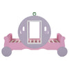 Kids Wooden Princess Carriage Pink Bed 3ft Single Mid Sleeper for Girls
