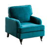 Modern Accent Chair Armchair Upholstered Fabric Velvet Single Sofa Lounge Chair