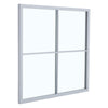 Enchanted White Grid Window Mirror Large Gold Window Style Wall Mirror Square UK