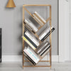 Stylish Golden Metal Bookcase Book Storage Display Rack Wire Organizer Bookshelf