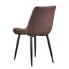 2* Faux Leather/PU Dining Chairs Dining Room Restaurant Chair Padded Modern