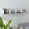 CD Wall Shelf 100cm Engineered Wood Living Room Cabinet Multi Colours vidaXL