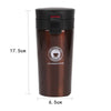 Insulated Travel Coffee Mug Cup Thermal Stainless Steel Flask Vacuum Thermos UK
