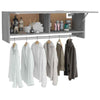 Wardrobe Engineered Wood Cabinet Hanger Clothes Organiser Multi Colours