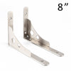 6-12''Triangle Heavy Duty Stainless Steel L-Shaped Wall Shelf Support Bracket UK