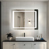 Bathroom Mirrors with Led lighted, Anti-fog, Illuminated Vanity Mirror, IP44
