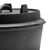 Pre-Seasoned Cast Iron Dutch Oven Stew Pot Camping Fire Cooking Pot w/Lid Lifter