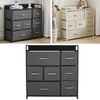 Fabric Chest of 2/3/4/5/7/8 Drawers Cabinet Bedside Table Organiser Storage Unit