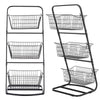 3Tier Metal Vegetable Stand Fruit Storage Rack Basket Kitchen Multipurpose Shelf