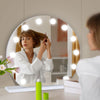 Hollywood Style Large Makeup Mirror Dimmable Vanity Light Mirror 12 LED Bulbs