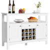 Modern Sideboard Cabinet Kitchen Cupboard 12 Bottles Wine Rack Display Shelves