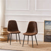 Dining Chairs 2/4/6pcs Modern Suede/Velvet Back Sturdy metal Legs Office/Cafe