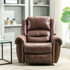 Electric Riser Recliner Message Chair PU Leather Armchair Reclining Single Sofa