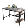 Computer Writing Desk PC Table Study Gaming w/2 Shelves Home Office Accessories