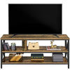 TV Stand TV Console Table with Storage Shelves Rustic TV Cabinet for Living Room