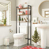 Over Toilet Storage Unit Bathroom Shelves Industrial 63 x 24 x 163 cm