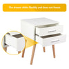 Modern Bedside Cabinet 2 Chest Of Drawers Bedroom Table Storage Furniture Unit