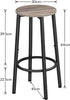 Set of 2 Breakfast Kitchen Chair 30 x 30 x 64 cm Pub Stools