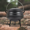 Pre-Seasoned Cast Iron Outdoor/Camp Dutch Oven Potjie Stew Pot Fire Cooking Pot