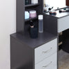 Dressing Table With Mirror Drawers Stool Set Bedroom Makeup Desk Vanity Table