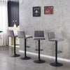 Set of 1 2 Faux Matte Suede Leather/ Velvet Seat Bar Stools Breakfast Chairs