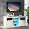 LED TV Stand High Gloss 120CM TV Stands Cabinet Units TV Entertainment Storage
