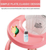 Foldable Baby Walker Adjustable Height Toy Feeding Tray Walking Pad First Step