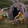 3 Person Portable Hunting Blind Pop-Up Shooting Ground Blind Tent Mesh Windows