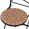 3 Piece Bistro Set Ceramic Tile Home Garden Table And Chairs Patio Furniture