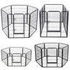 Large 6/8Panel Pet Dog Cat Playpen Tent Heavy Duty Fence Kennel Cage Crate Fence