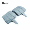 40 Garden Lawn Cobbled Stone Effect Plastic Edging Plant Border Simply Hammer In