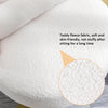 Swivel Tub Chair Teddy Fabric Accent Armchair Barrel Chairs Reading Chair QG
