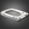 Toilet Seat D Shape Heavy Duty Soft Close Quick Release Fixing Hinges Duroplast