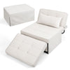 Foldable Sofa Bed 4-In-1 Convertible Sleeper Sofa Chair Adjustable Sofa Recliner