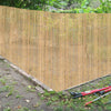 4M Slatted Bamboo Fence Screening Roll Natural Slat Panel Privacy Garden Penal