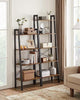 Home  Ladder Shelf, Bookshelf, 4-Tier Industrial Storage Rack for Living Room