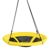 Saucer Tree Swing 100cm Round Disc Nest Swing Seat with Heights Adjustable Rope