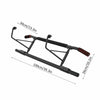 Pull Up Bar Doorway Curved Grip Fitness Chin‑Up Bar Home Gym Exercise Adjustable