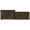 Rustic Wooden TV Stand Long Media Unit Sideboard Storage Media Unit Cabinet Slim