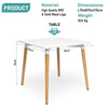 Retro Dining Table With Wooden Legs Dining Room Kitchen Tables Home Furniture